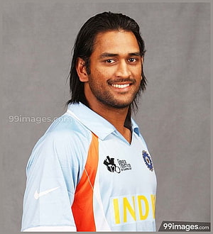 MS Dhoni in India Cricket Team Jersey with Long Hair and Beard HD phone wallpaper