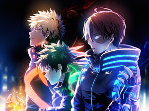 Boku no Hero Academia: World Heroes' Mission Anime Character Artwork HD wallpaper