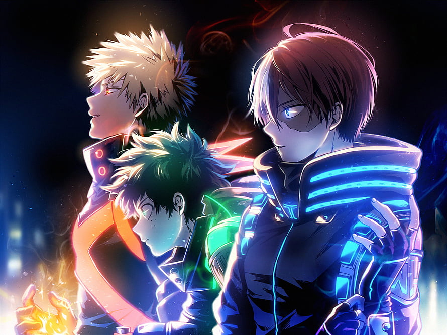 Boku no Hero Academia: World Heroes' Mission Anime Character Artwork HD wallpaper
