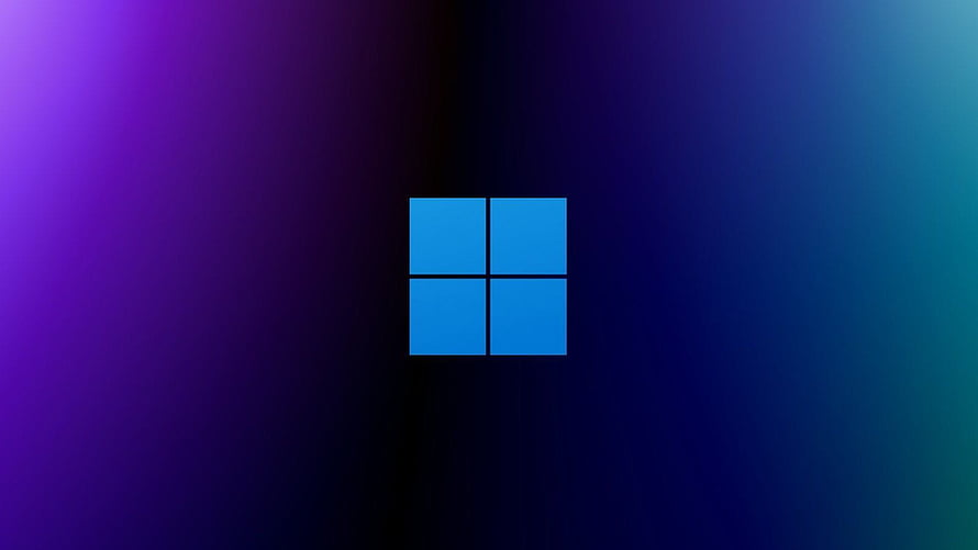 Windows 11 Dark Mode Minimalist Gradient Desktop Background HD wallpaper