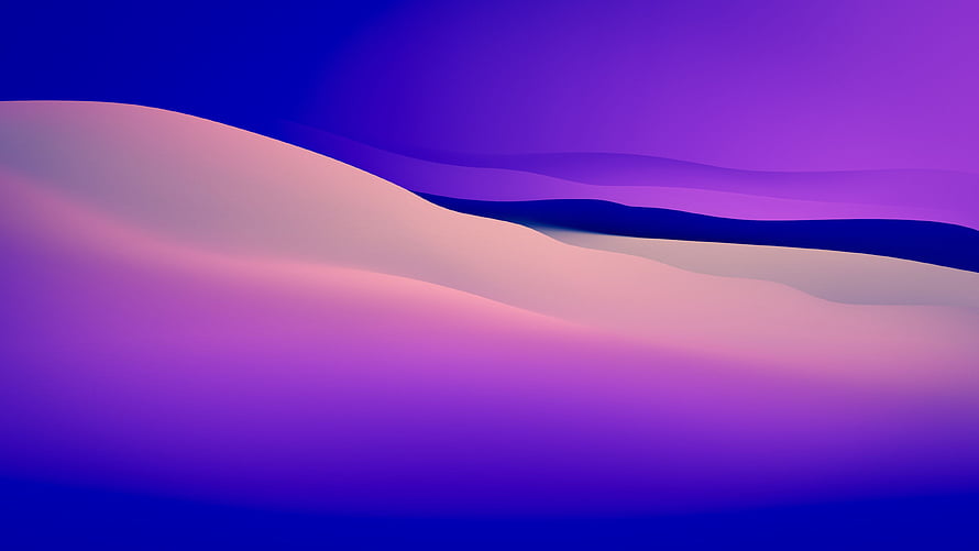 MacOS Big Sur Abstract Wave Wallpaper with Purple and Blue Gradient HD wallpaper