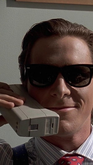 Austin Powers Dr Evil Smirking While Talking on a Vintage Brick Phone HD phone wallpaper