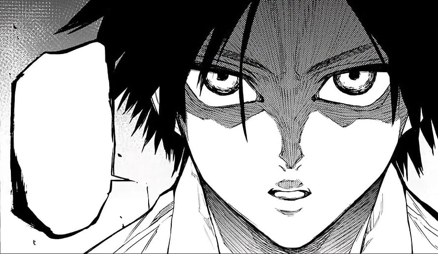 Shin Uruma Intense Close-Up From Juujika no Rokunin Manga Panel HD wallpaper