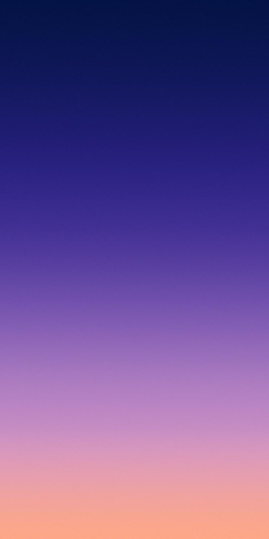 Minimalist Twilight Gradient Sky Wallpaper in Deep Blue and Soft Peach Tones HD phone wallpaper