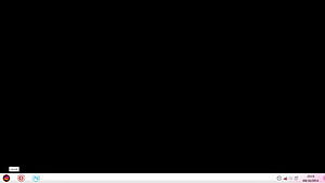 Minimalist Solid Black Desktop Background with Windows Taskbar and Application Icons HD wallpaper