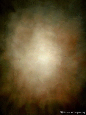 Ethereal Golden Light Burst Through Dark Misty Clouds Abstract Background HD phone wallpaper