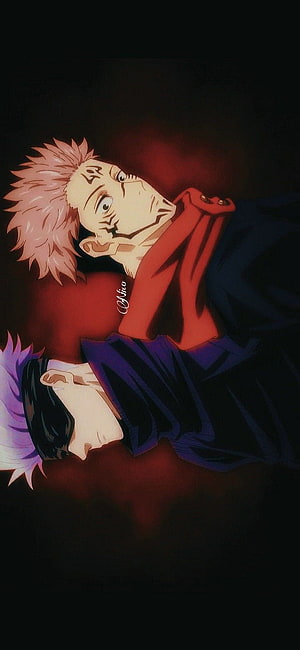 Sukuna and Gojo Satoru Lying Down Anime Wallpaper HD phone wallpaper