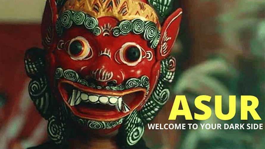 Asur TV Series Red Demon Mask Horror Wallpaper HD wallpaper
