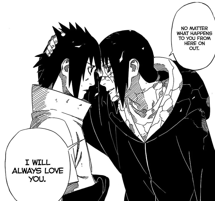 Naruto Sasuke and Itachi Emotional Manga Panel, naruto manga panels HD wallpaper