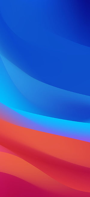 Oppo F9 Pro Stock Abstract Gradient Wallpaper with Blue and Red Flowing Waves HD phone wallpaper