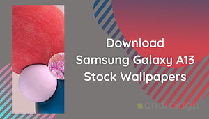 Samsung Galaxy A13 Stock Wallpaper with Colorful Abstract Spheres and Glitter HD wallpaper