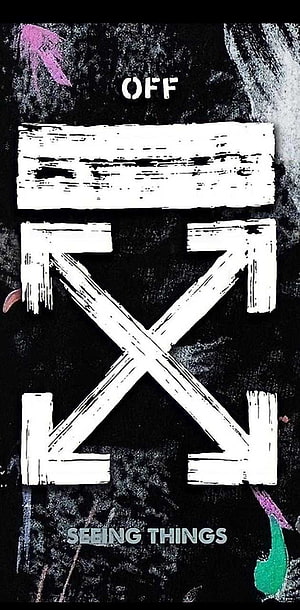 Off White X Logo Grunge Streetwear Graphic Design HD phone wallpaper