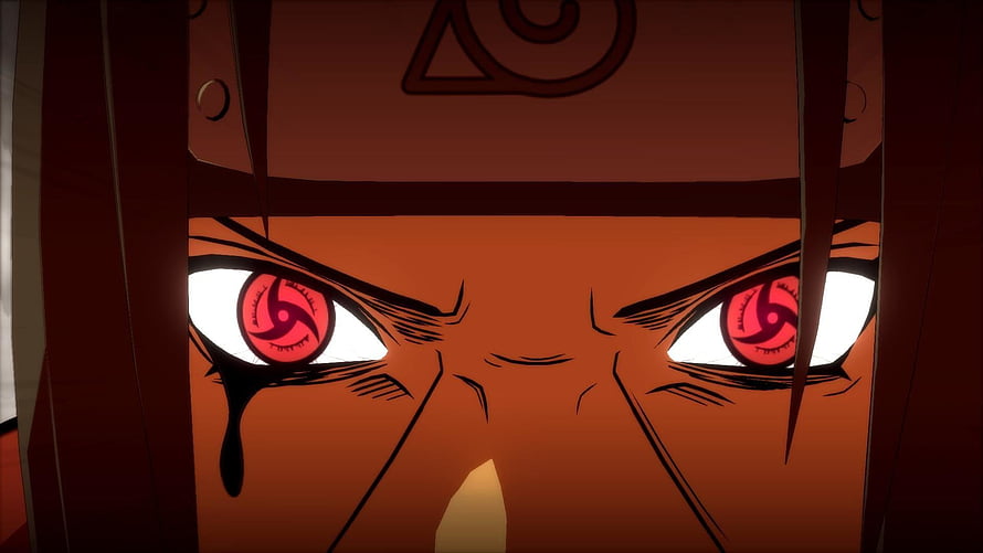 Madara Uchiha Sharingan Close-Up Anime Wallpaper HD wallpaper