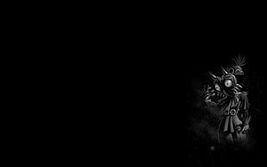 Dark Zelda Villain Character Artwork on Black Background HD wallpaper