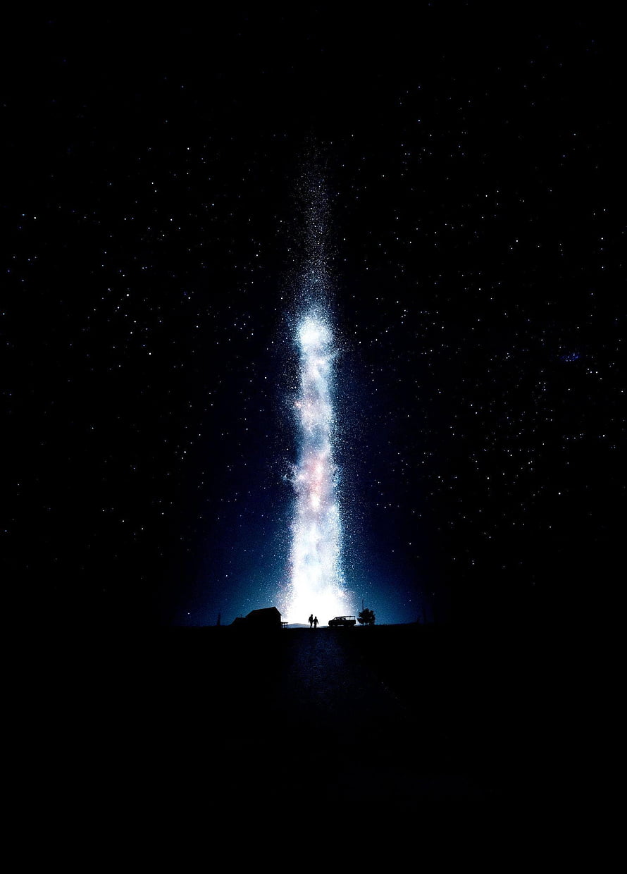 Vertical Milky Way Galaxy Rising Over Silhouetted Road and Car at Night HD phone wallpaper
