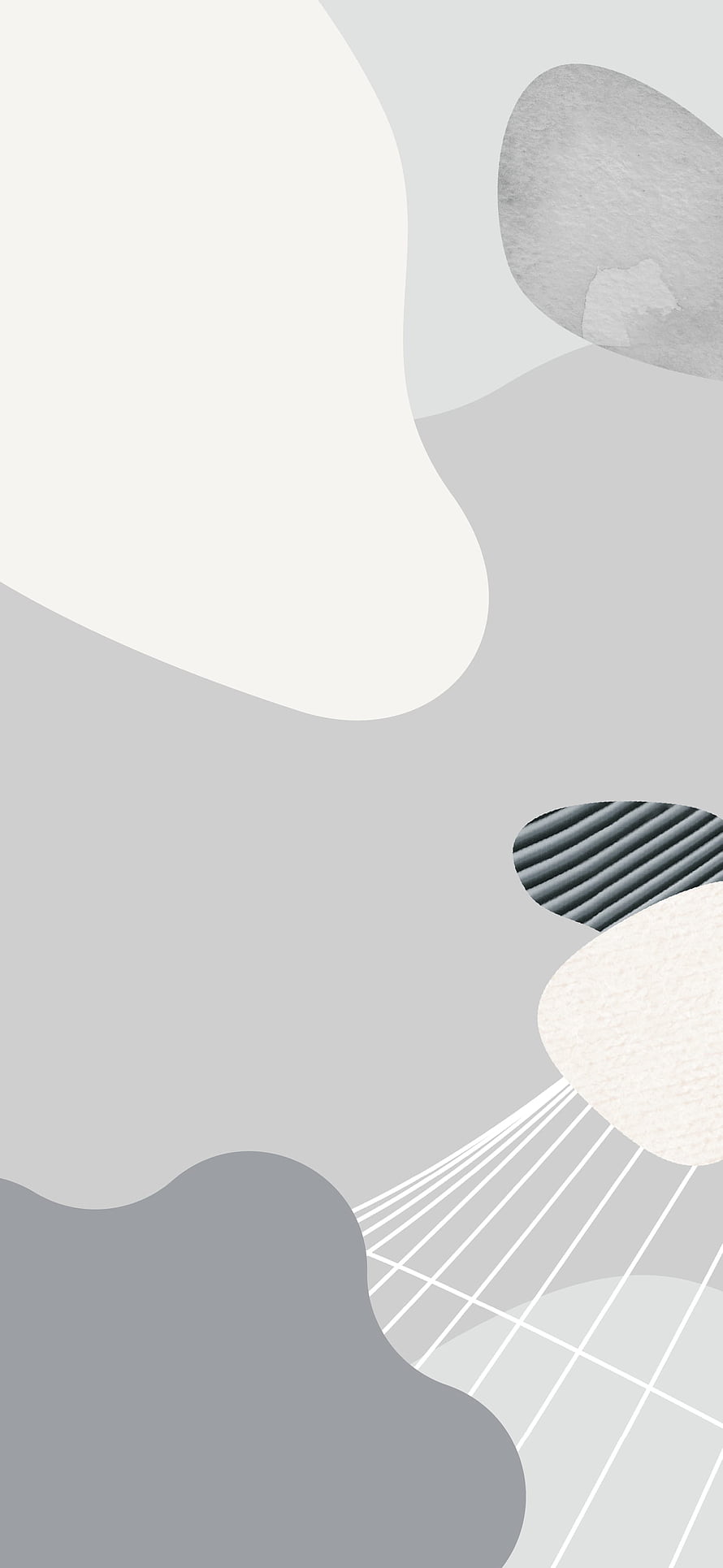 Minimalist Abstract Grey Wallpaper with Geometric Shapes and Textured Patterns HD phone wallpaper