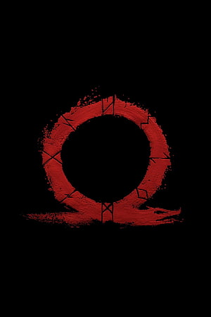 Red Sharingan Eye Symbol on Black Background Anime Wallpaper HD phone wallpaper