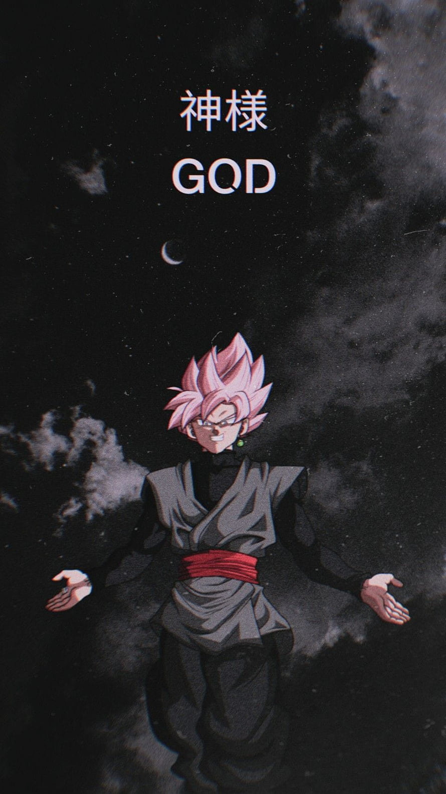 Black Goku Super Saiyan Rose Dragon Ball Super Anime Wallpaper HD phone wallpaper