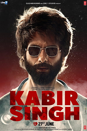 Kabir Singh Movie Poster Featuring Bearded Man in Sunglasses and White Coat, Kabir Singh HD phone wallpaper