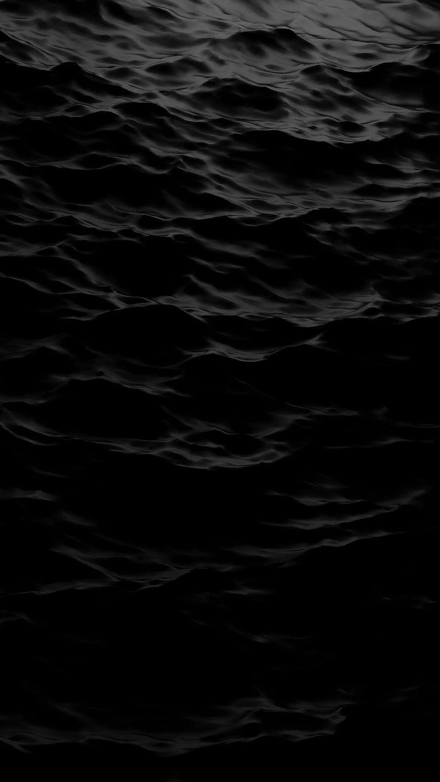 Dark rippling water surface with subtle wave patterns and deep black tones HD phone wallpaper