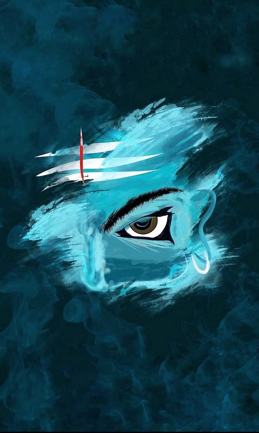 Blue Sanda from Soul Land with Third Eye and Red Mark Artwork HD phone wallpaper