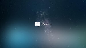 Windows 10 Default Wallpaper Featuring the Milky Way Galaxy and Starry Night Sky HD wallpaper