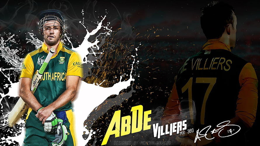 AB de Villiers South Africa Cricket Player Mr 360 Wallpaper HD wallpaper
