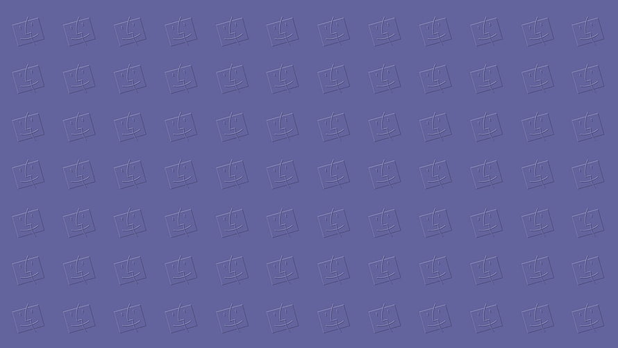 Classic Mac OS 9 and Mac OS 8 System Folder Icon Pattern Wallpaper HD wallpaper