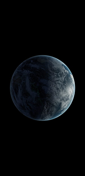 Planet Earth Viewed From Space With Dramatic Lighting And Deep Blue Oceans HD phone wallpaper