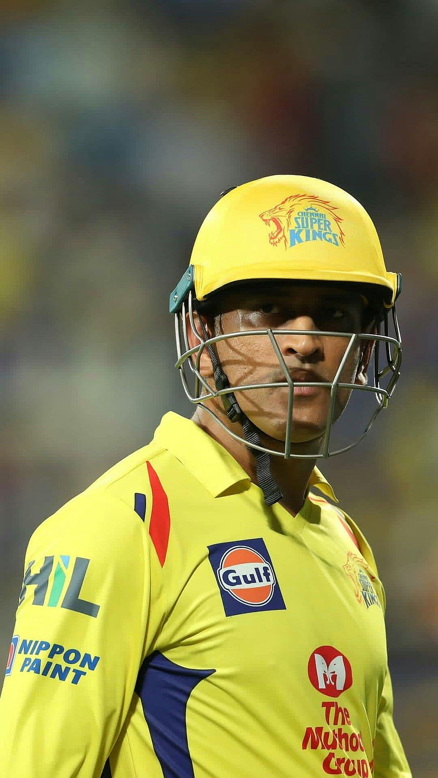 MS Dhoni Chennai Super Kings Cricket Portrait HD phone wallpaper