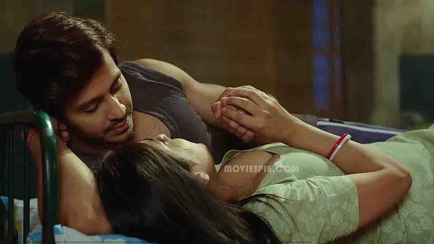 Tadap Web Series Romantic Couple Scene HD wallpaper