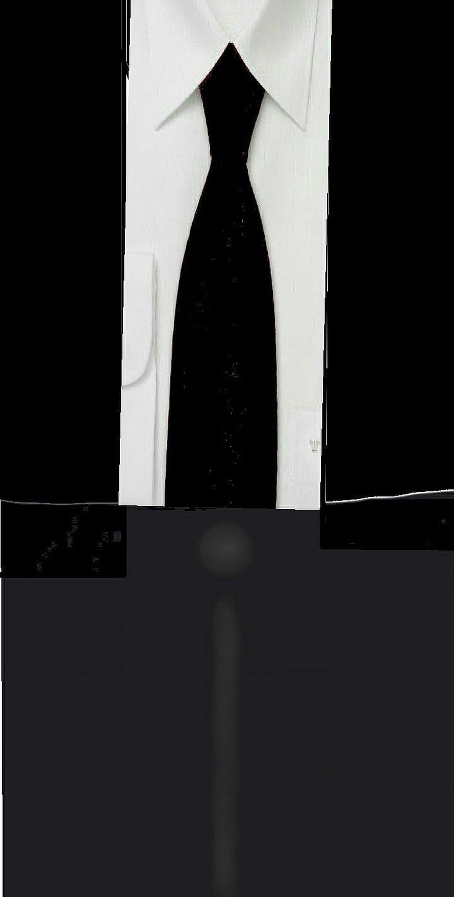 Elegant Roblox Male Avatar Wearing a White Dress Shirt and Black Tie HD phone wallpaper