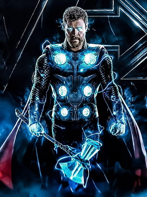 Thor Love and Thunder Stormbreaker Armor Concept Art Wallpaper HD phone wallpaper