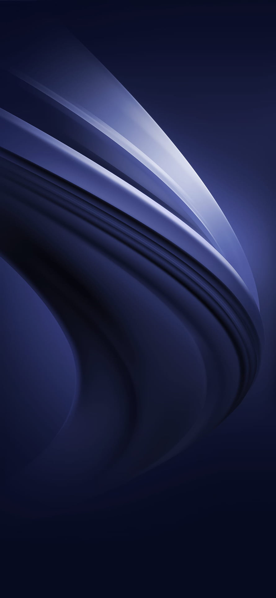 Abstract Blue Curved Lines Wallpaper HD phone wallpaper