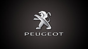 Peugeot Lion Emblem Logo on Dark Background HD wallpaper