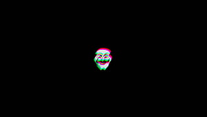 Mr Robot Glitch Art Portrait with RGB Chromatic Aberration on Black Background HD wallpaper
