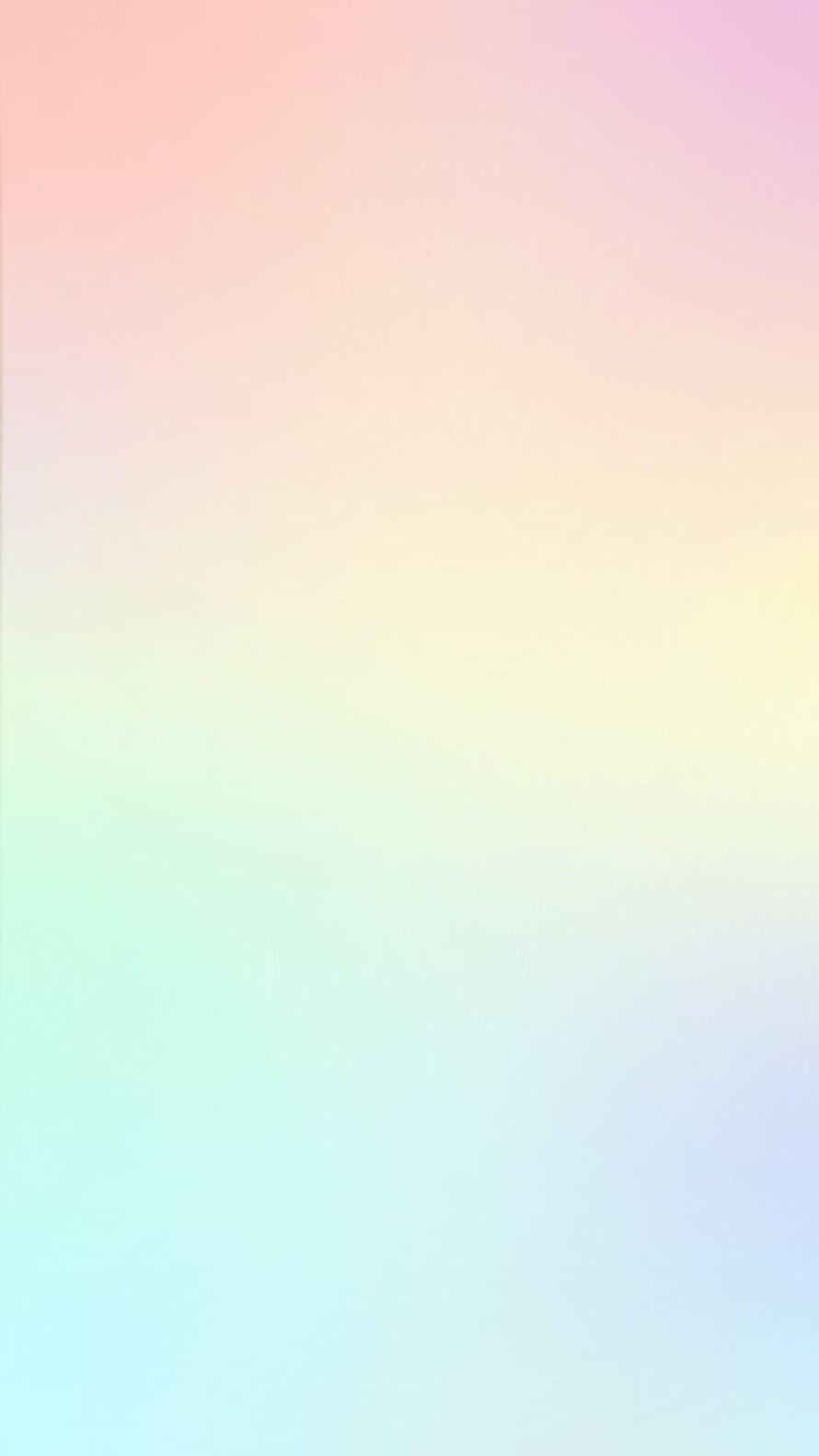 Soft Pastel Gradient Background with Gentle Pink, Yellow, and Mint Tones HD phone wallpaper