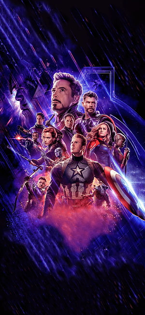 Avengers Endgame Official Movie Poster Featuring Captain America Iron Man Thor Black Widow And The Team, Avengers: Endgame Textless : marvelstudios, avengers HD phone wallpaper