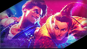 Street Fighter 6 Ryu and Chun-Li Dynamic Character Artwork HD wallpaper