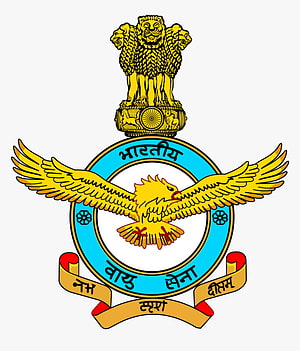 Indian Air Force Emblem Featuring Lion Capital and Golden Eagle HD phone wallpaper