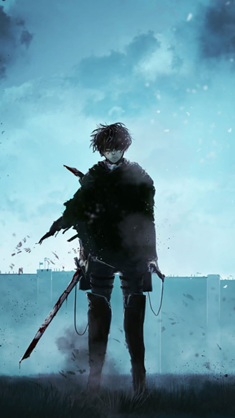 Levi Ackerman from Attack on Titan Standing with ODM Gear and Blade, Attack Of Titans Levi Ackerman, Anime • For You, levi attack on titan HD phone wallpaper