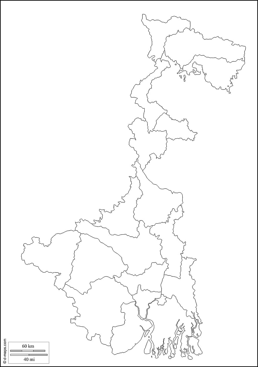 Blank Outline Map of Finland with Internal Regions and Scale Bar HD phone wallpaper