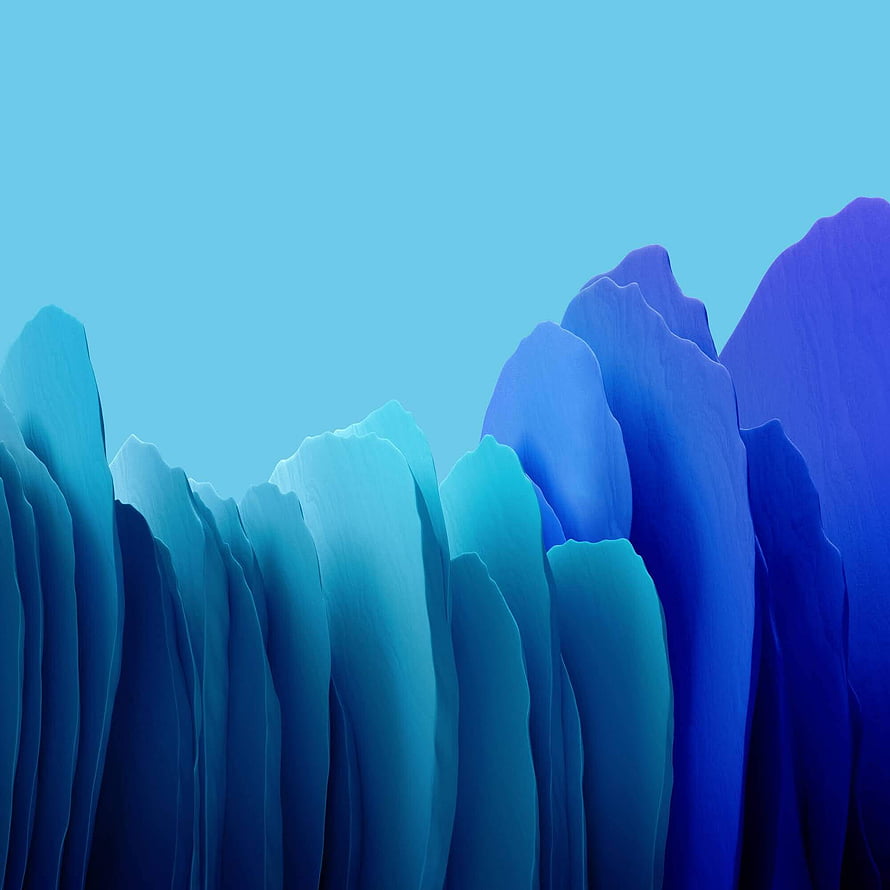 Abstract Blue Mountain Landscape Wallpaper HD phone wallpaper