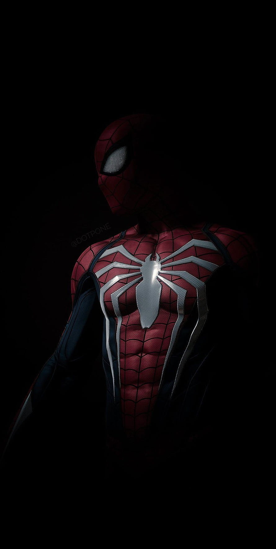Spider-Man Far From Home Suit Portrait in Dark Lighting, 65 ᐈ Spider Man { & }, spiderman 12 pro max HD phone wallpaper