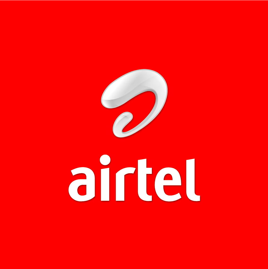 Airtel Corporate Brand Identity Featuring White Flame Symbol on Vibrant Red Background HD phone wallpaper