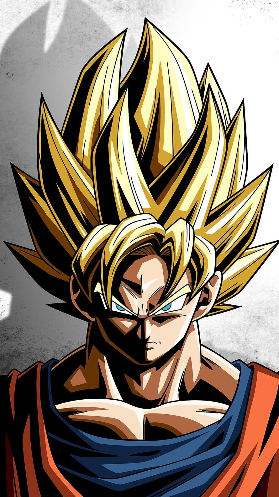 Super Saiyan Goku Dragon Ball Z Anime Character Portrait Wallpaper HD phone wallpaper