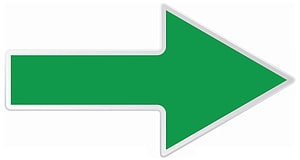 Minimalist Green Right Arrow Icon with White Outline on Clean Background HD wallpaper