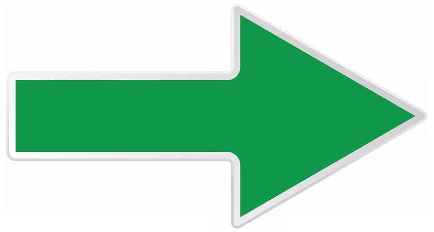 Minimalist Green Right Arrow Icon with White Outline on Clean Background HD wallpaper