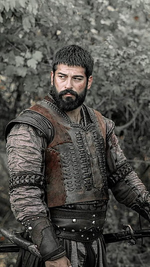 Osman Gazi in leather armor from Kurulus Osman season 3, Osman Gazi Top New Osman Gazi, kurulus osman season 3 HD phone wallpaper