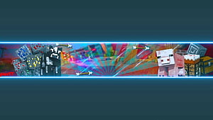 Minecraft Banner Featuring Enderman, Pig, Redstone, and Crafting Table, 23 Of Minecraft Youtube Banner Template 2048X1152 No pertaining to Minecraft Server Ban…, minecraft banner HD wallpaper